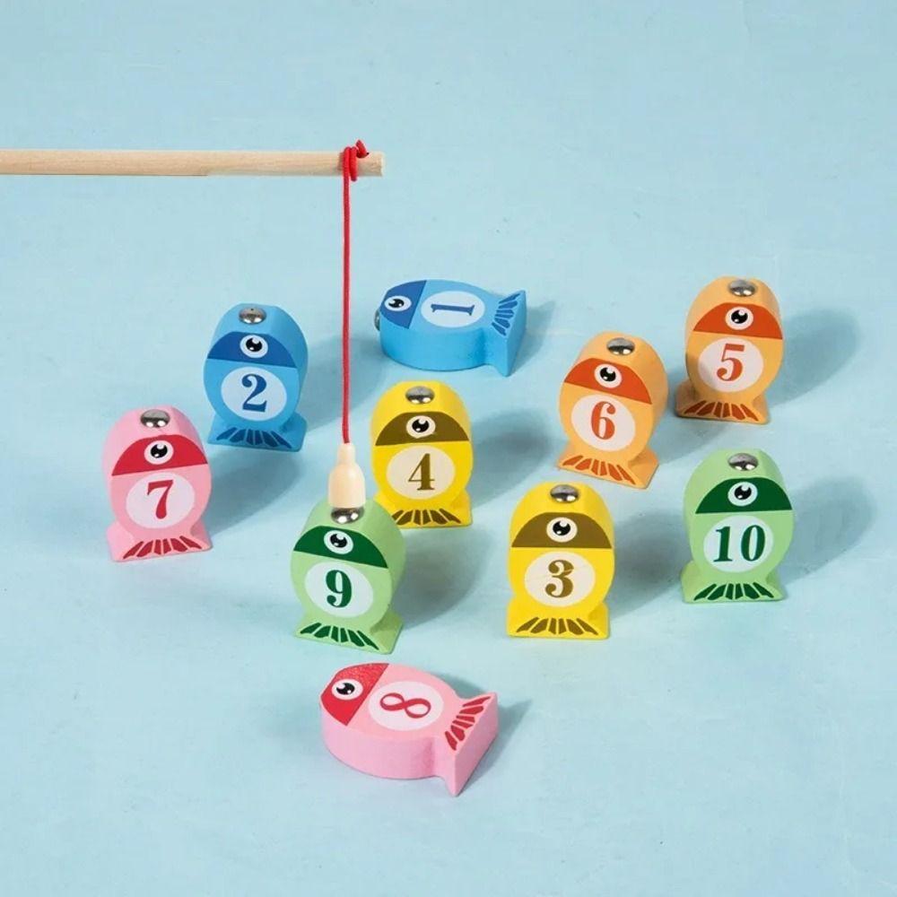 Океаническая рыбалка Магнитная рыбалка Игровой набор Морская жизнь Магнитная рыбалка Игрушки Детский сад Figure